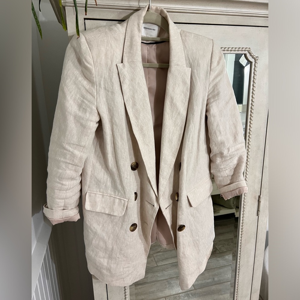 Emerson Fry Linen Blazer